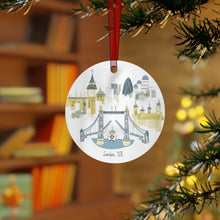 Load image into Gallery viewer, London, UK City Metal Ornament | | personalized option available