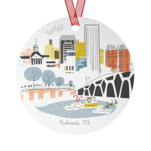Load image into Gallery viewer, Richmond, VA City Metal Ornament | | personalized option available (Copy)