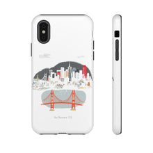 Load image into Gallery viewer, San Francisco city Albie Designs Phone Case For iPhone 8 13 12 11 Samsung Galaxy Google Pixel & More