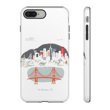 Load image into Gallery viewer, San Francisco city Albie Designs Phone Case For iPhone 8 13 12 11 Samsung Galaxy Google Pixel & More