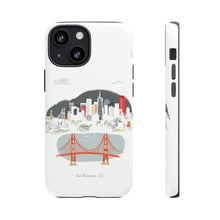 Load image into Gallery viewer, San Francisco city Albie Designs Phone Case For iPhone 8 13 12 11 Samsung Galaxy Google Pixel & More
