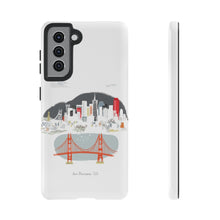 Load image into Gallery viewer, San Francisco city Albie Designs Phone Case For iPhone 8 13 12 11 Samsung Galaxy Google Pixel & More