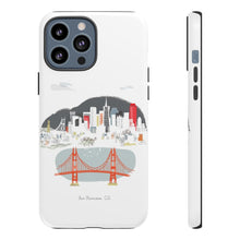 Load image into Gallery viewer, San Francisco city Albie Designs Phone Case For iPhone 8 13 12 11 Samsung Galaxy Google Pixel & More