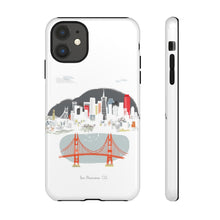 Load image into Gallery viewer, San Francisco city Albie Designs Phone Case For iPhone 8 13 12 11 Samsung Galaxy Google Pixel & More