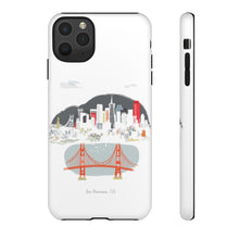 Load image into Gallery viewer, San Francisco city Albie Designs Phone Case For iPhone 8 13 12 11 Samsung Galaxy Google Pixel & More