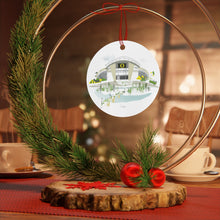 Load image into Gallery viewer, Autzen Stadium, UofO Metal Ornament | | personalized option available