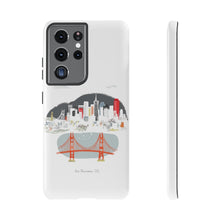 Load image into Gallery viewer, San Francisco city Albie Designs Phone Case For iPhone 8 13 12 11 Samsung Galaxy Google Pixel & More