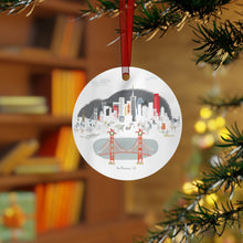 Load image into Gallery viewer, San Francisco, CA City Metal Ornament | | personalized option available