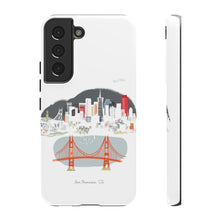 Load image into Gallery viewer, San Francisco city Albie Designs Phone Case For iPhone 8 13 12 11 Samsung Galaxy Google Pixel & More