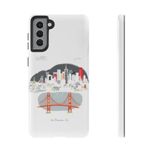 Load image into Gallery viewer, San Francisco city Albie Designs Phone Case For iPhone 8 13 12 11 Samsung Galaxy Google Pixel & More