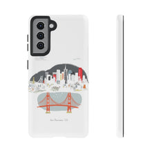 Load image into Gallery viewer, San Francisco city Albie Designs Phone Case For iPhone 8 13 12 11 Samsung Galaxy Google Pixel & More