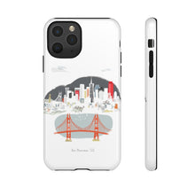 Load image into Gallery viewer, San Francisco city Albie Designs Phone Case For iPhone 8 13 12 11 Samsung Galaxy Google Pixel & More