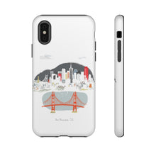 Load image into Gallery viewer, San Francisco city Albie Designs Phone Case For iPhone 8 13 12 11 Samsung Galaxy Google Pixel & More