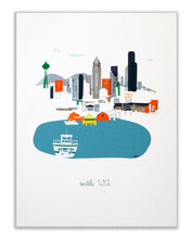 Load image into Gallery viewer, Seattle City Print { original version}