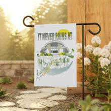 Load image into Gallery viewer, It Never Rains -Autzen Stadium Yard Flag
