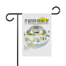 Load image into Gallery viewer, It Never Rains -Autzen Stadium Yard Flag

