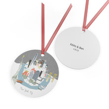 Load image into Gallery viewer, New York, NY  City Metal Ornament | | personalized option available
