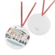 Load image into Gallery viewer, Madison, WI City Metal Ornament | | personalized option available
