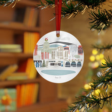 Load image into Gallery viewer, Madison, WI City Metal Ornament | | personalized option available
